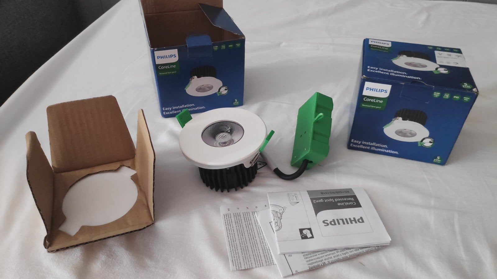 Philips Coreline LED Inbouwspot IP65 Dimbaar 4000K, Ophalen of Verzenden, Nieuw