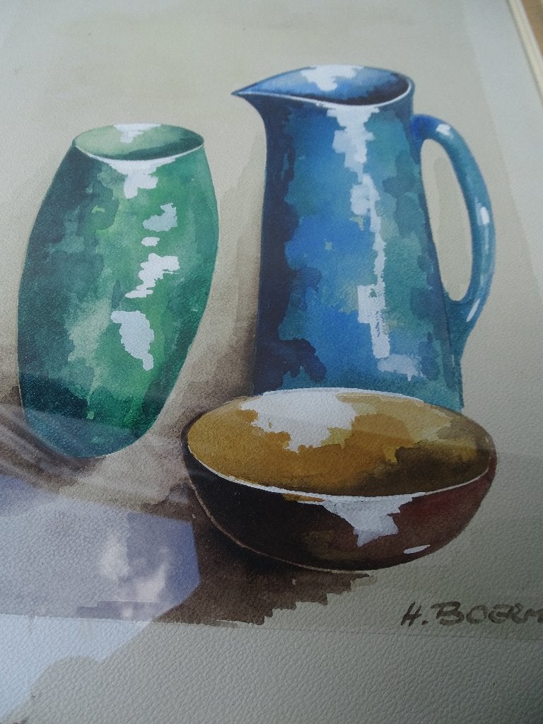 Stilleven kannen, Antiek en Kunst, Ophalen, Origineel werk, Stilleven