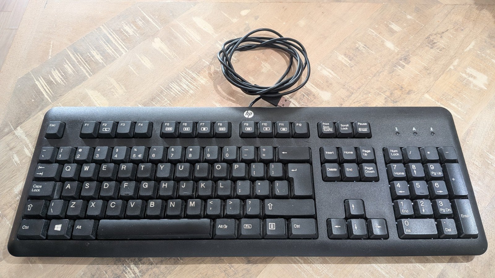 HP toetsenbord / keyboard, Computers en Software, Toetsenborden, Ophalen, Gebruikt, HP, Qwerty