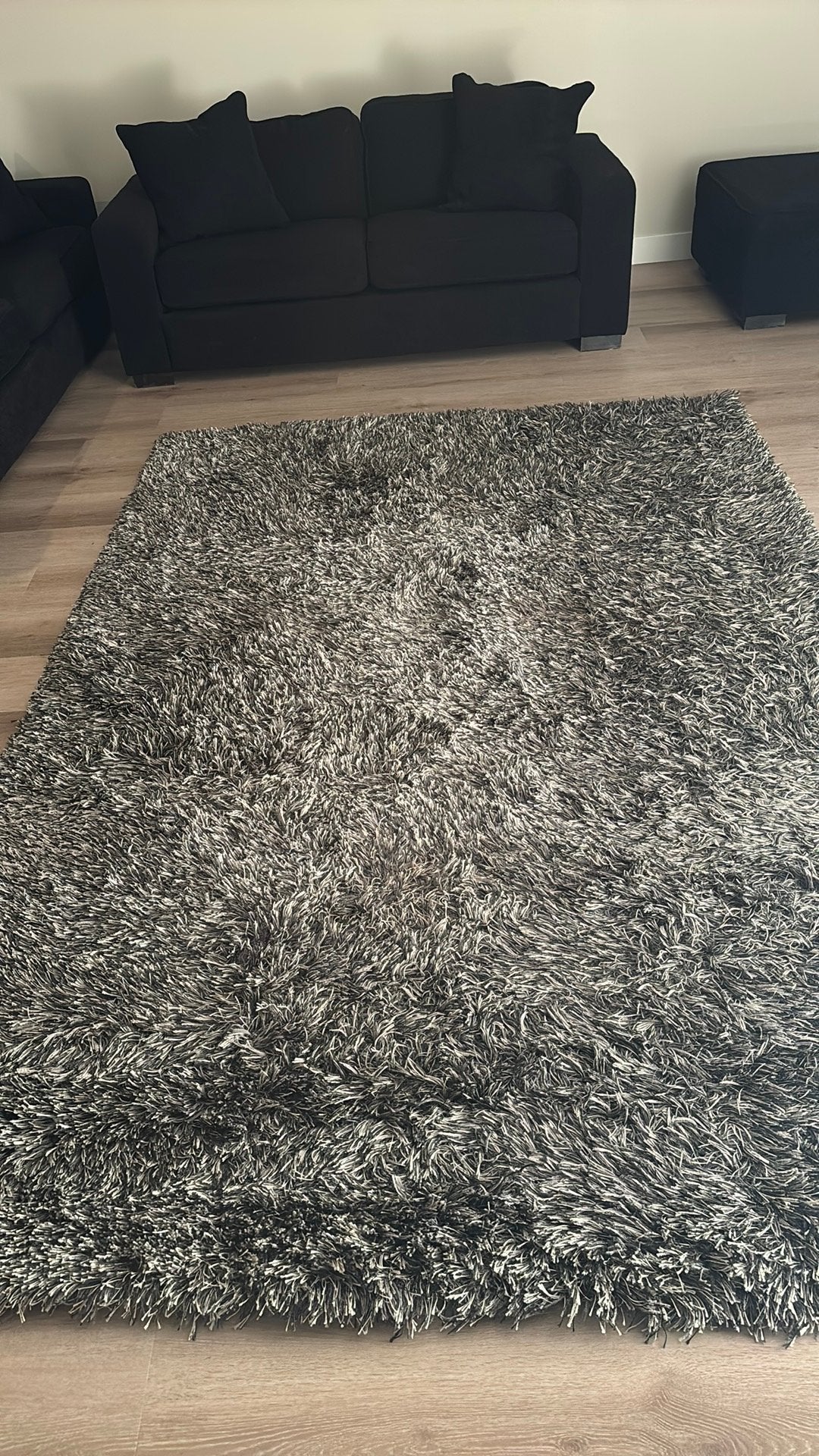 Vloerkleed 2x3 meter, Ophalen, Zwart, Zo goed als nieuw, 200 cm of meer
