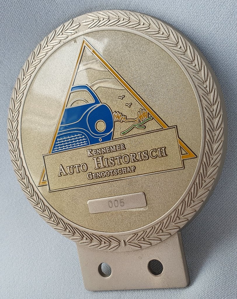 Kennemer Auto Historisch Genootschap rallyschild, Verzenden, Zo goed als nieuw, Auto's