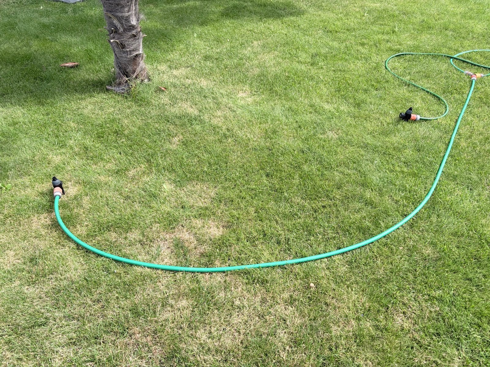 Tuinslang met sproeiers en koppelstukken, Ophalen, Gebruikt, Tuinslang