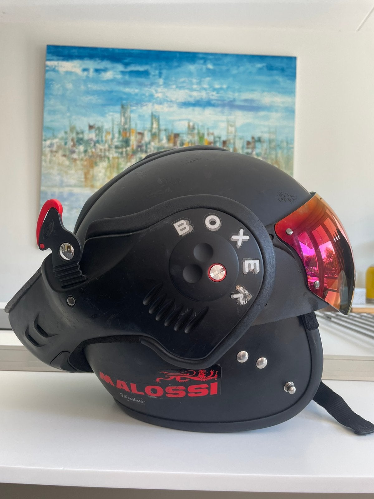 Roof Boxer helm XL, Ophalen, Gebruikt, Extra large of groter