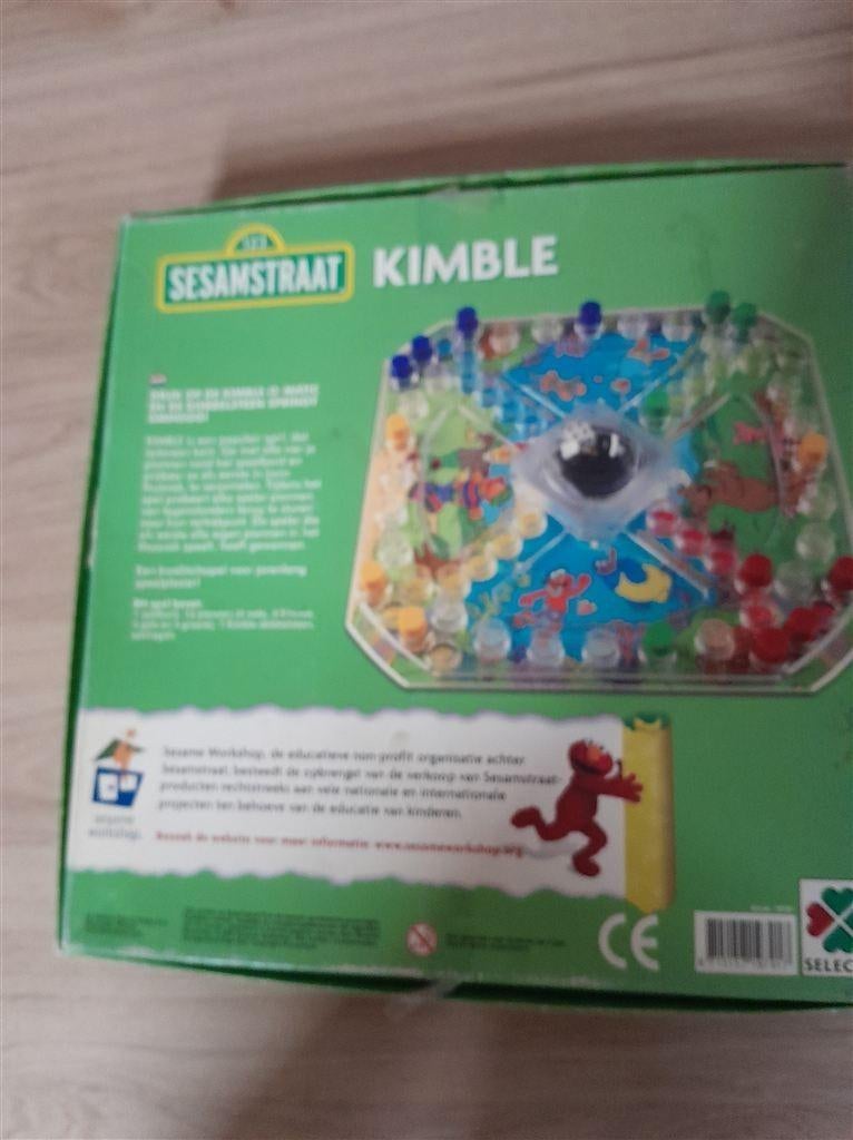 Sesamstraat kimble - mens erger je niet - s1485, Verzenden, Zo goed als nieuw