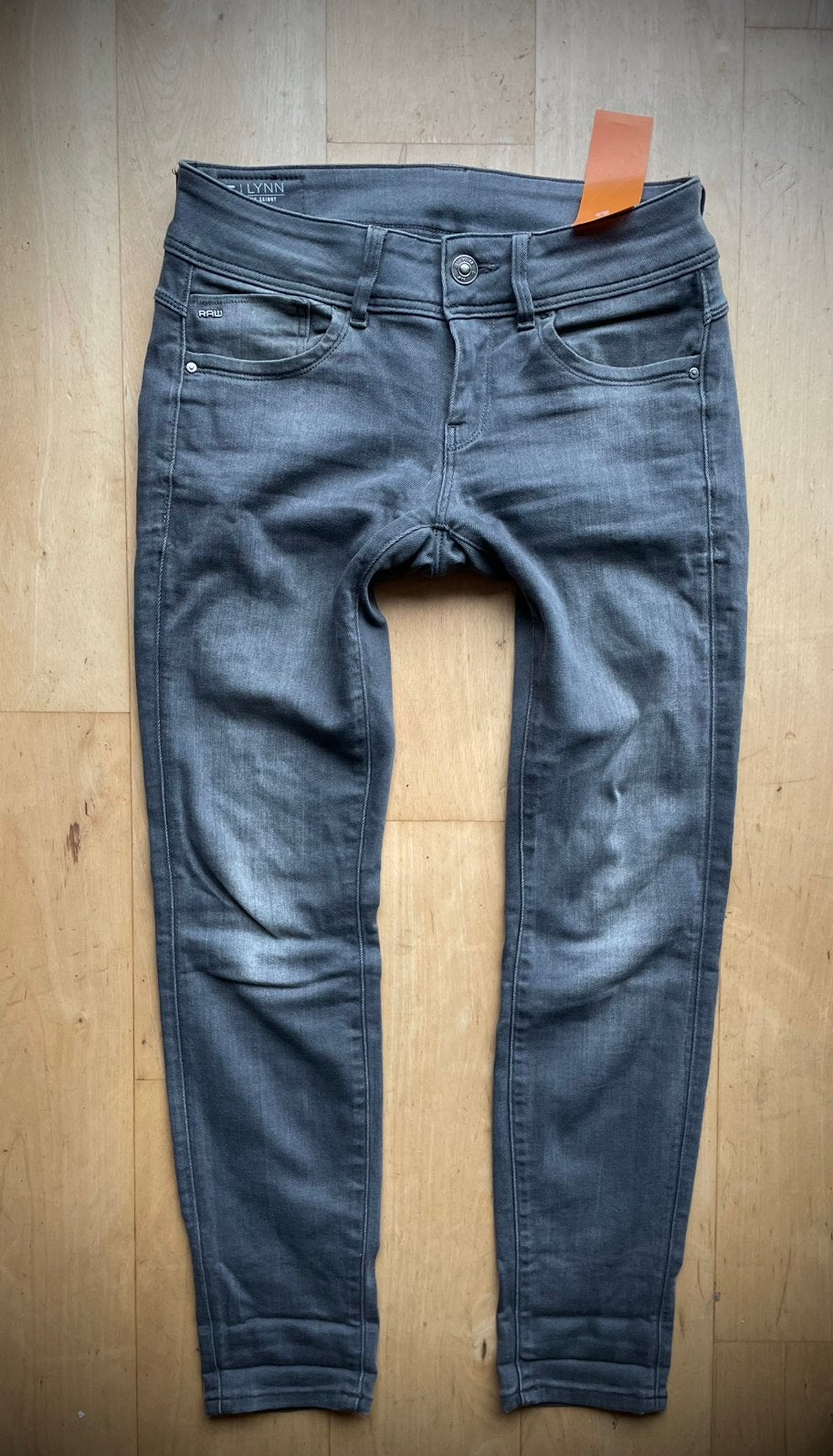 G-Star G Star Lynn Mid Skinny jeans W27 L28 grijs, Ophalen of Verzenden, Grijs, W27 (confectie 34) of kleiner