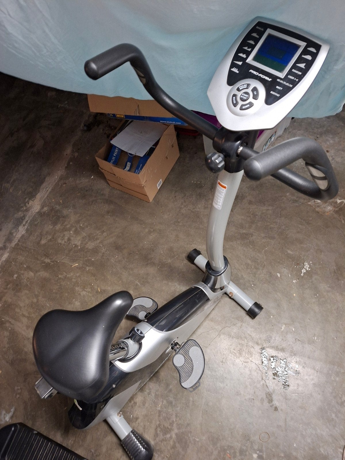 Pro-Form Hometrainer - Zo goed als nieuw, Sport en Fitness, Ophalen, Zo goed als nieuw, Metaal, Benen