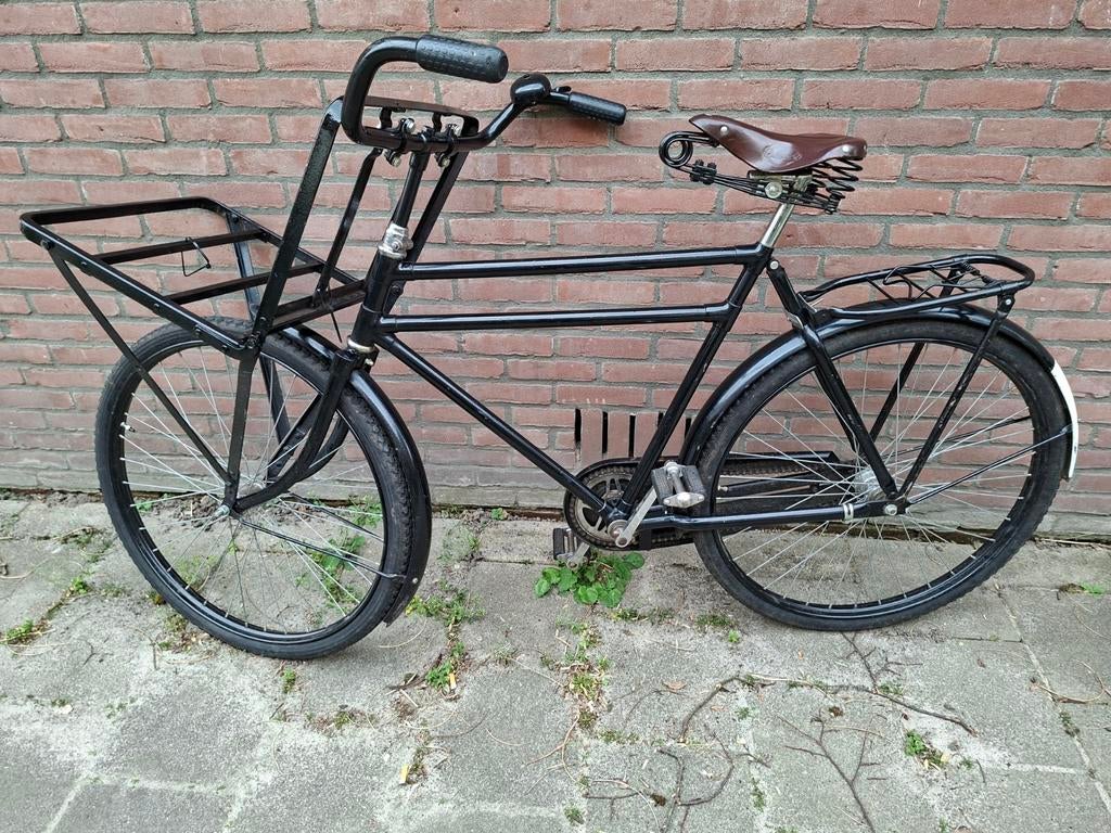 Union oldtimer transportfiets/Bakkersfiets, 28inch, Fietsen en Brommers, Fietsen | Oldtimers, 59 cm of meer, Jaren '50, Terugtraprem