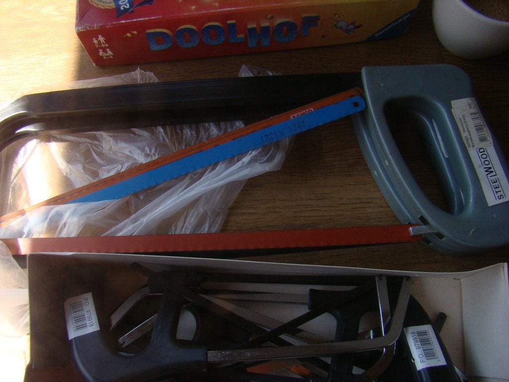 ijzerzaag en ijzerzaagjes nieuw en in en verkoop kika., Ophalen of Verzenden, Nieuw, Zaag