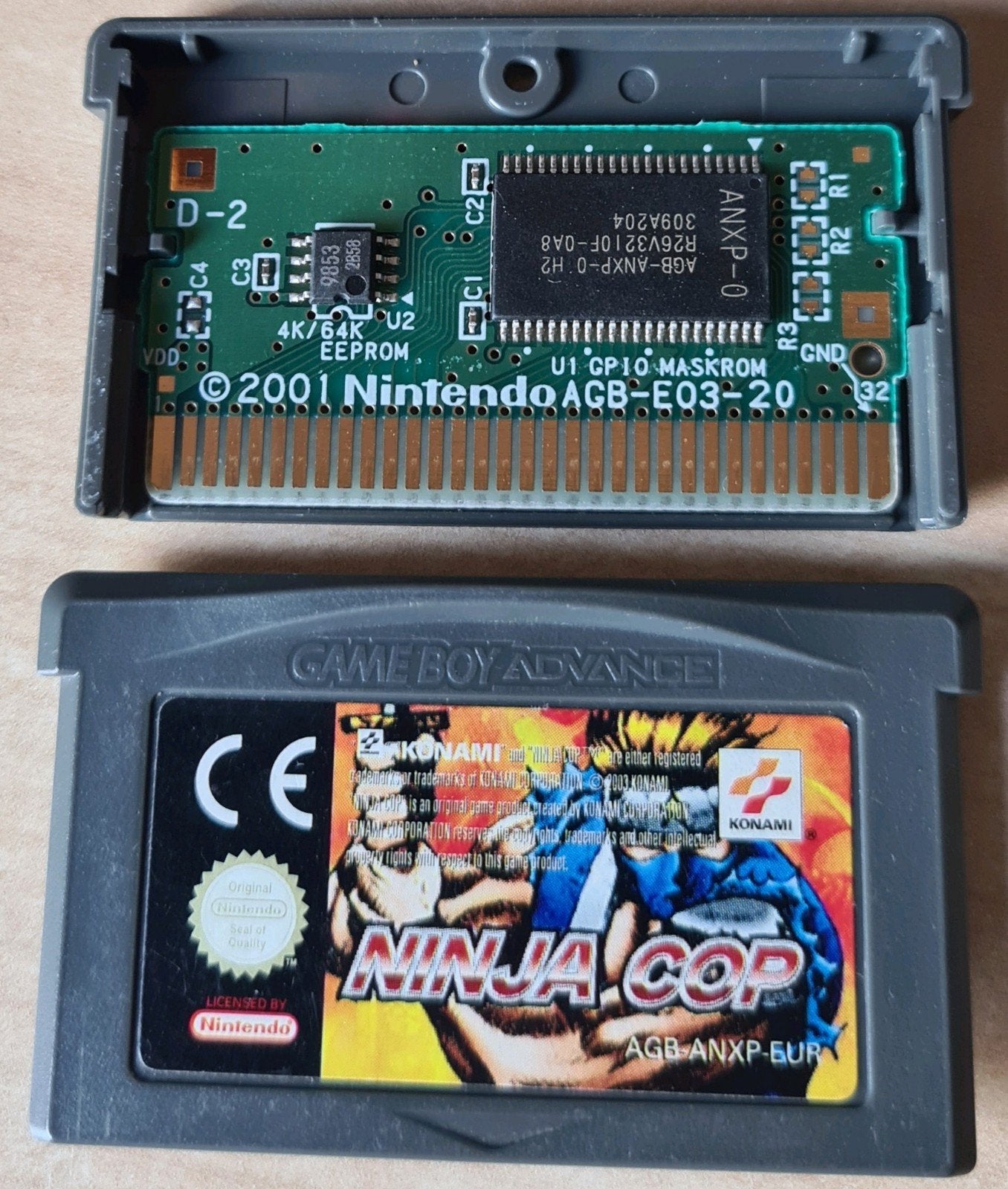 Ninja Cop (Ninja Five-O) GameBoy Advance - Super Zeldzaam!, Spelcomputers en Games, 1 speler, Ophalen of Verzenden, Zo goed als nieuw
