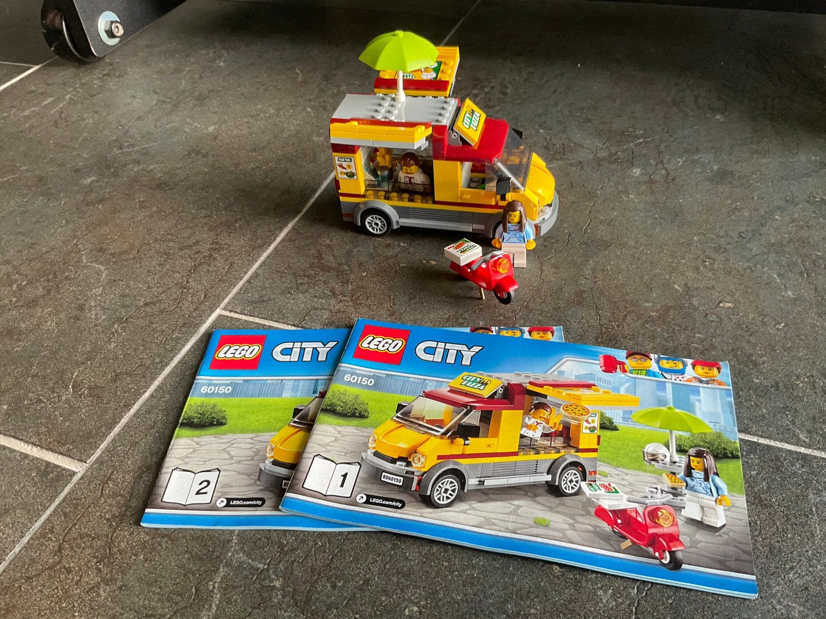 Lego pizzawagen-60150, Ophalen, Zo goed als nieuw