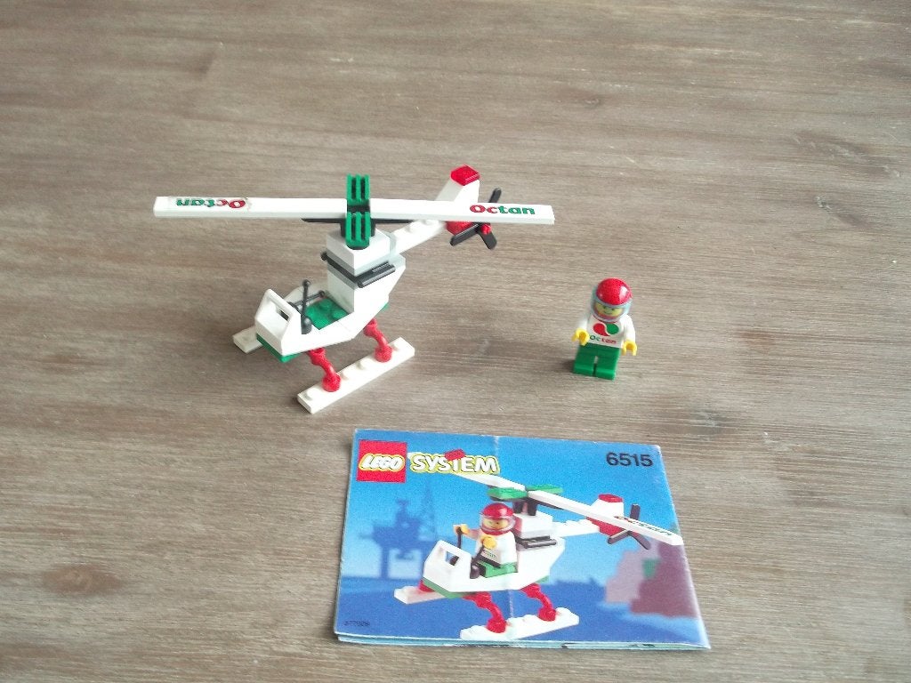 lego 6515 stunt copter (1994), Ophalen of Verzenden, Gebruikt, Complete set, Lego