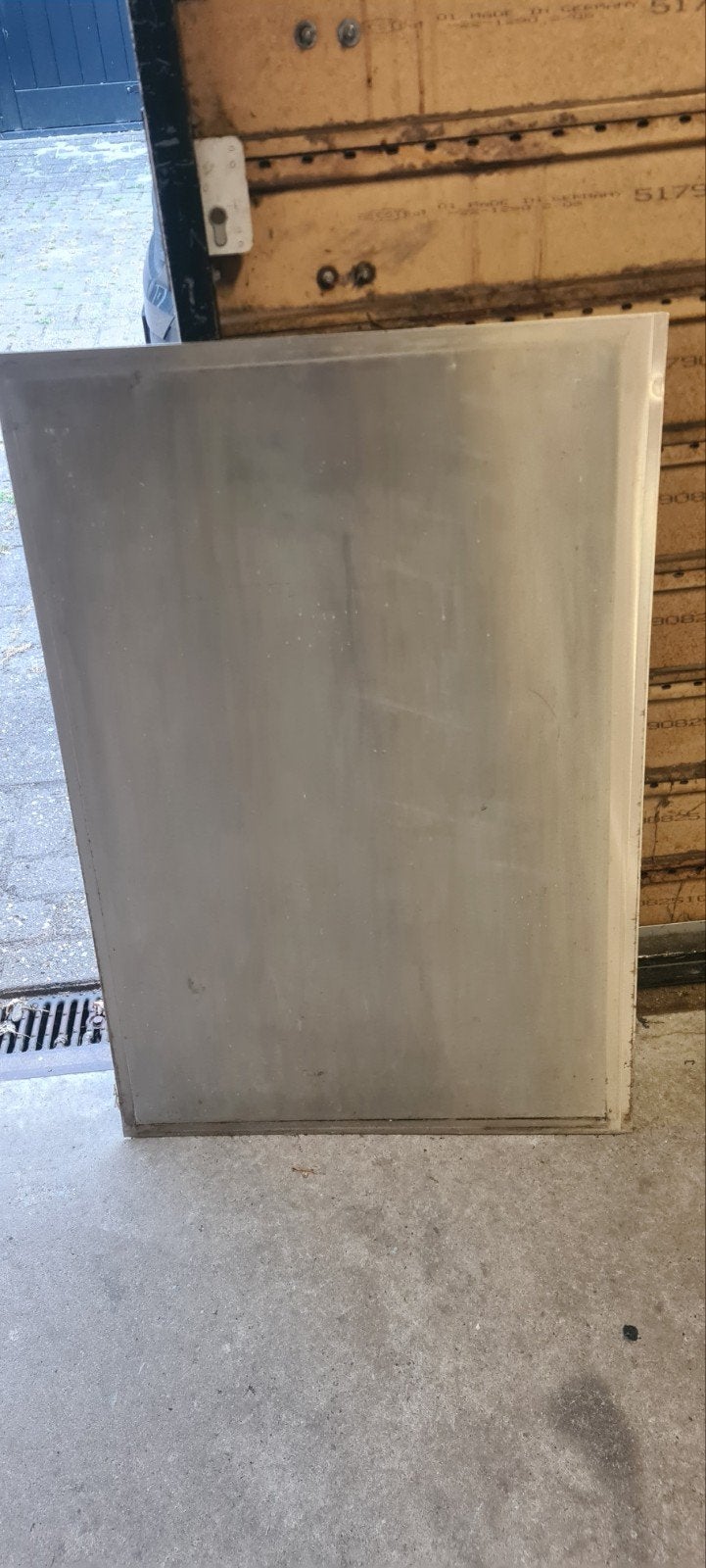 5 stuks RVS platen geslepen 98x65cmx1mm, Doe-het-zelf en Verbouw, Metalen, Ophalen of Verzenden, Overige metalen