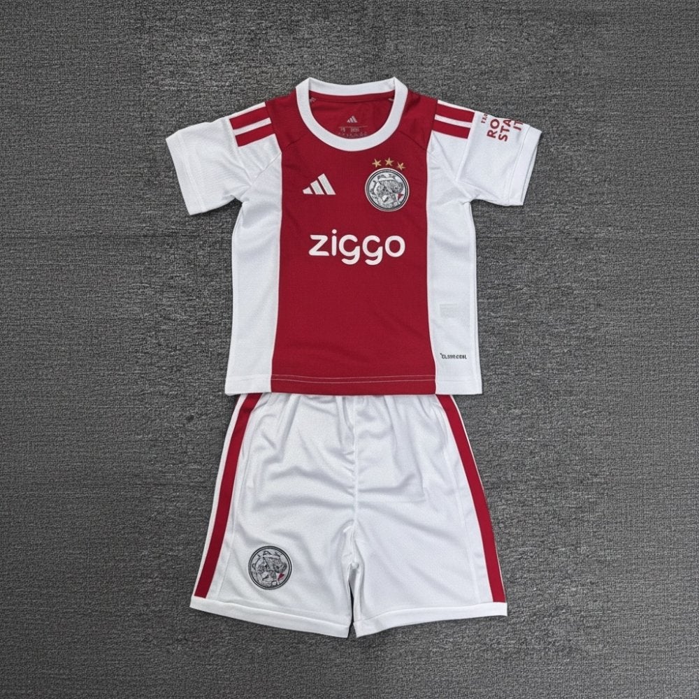 Ajax Thuis Shirt 2026/27 Kids – Incl. Bedrukking + Broekje, Verzenden, Nieuw, Overige maten, Voetbal