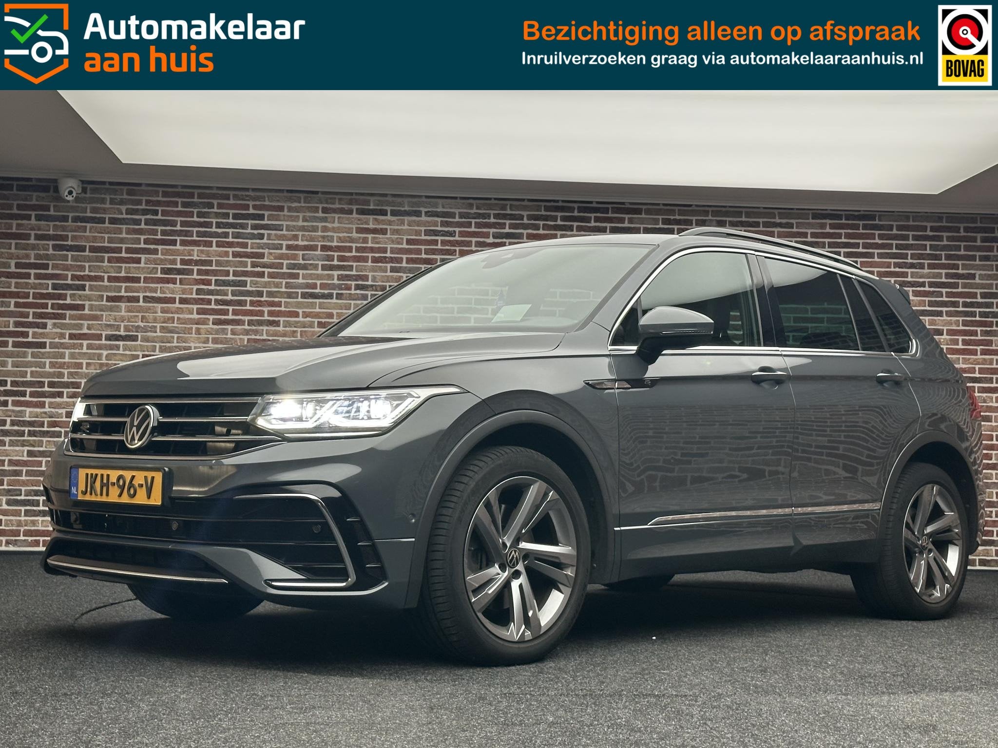 Volkswagen Tiguan 2.0 TSI 4Motion R LINE HEAD UP, Automaat, Stof, Gebruikt, Euro 6