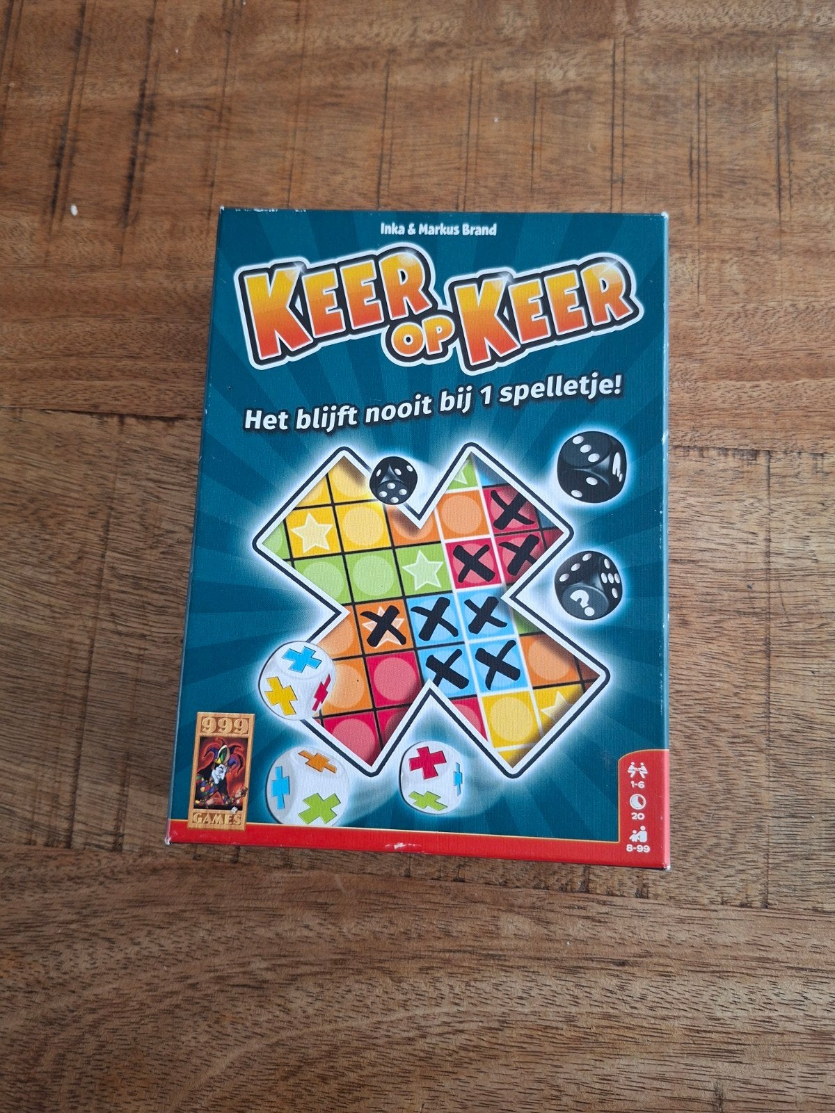 Keer op Keer dobbelspel - Het blijft nooit bij 1 spelletje!, Hobby en Vrije tijd, Gezelschapsspellen | Bordspellen, Een of twee spelers