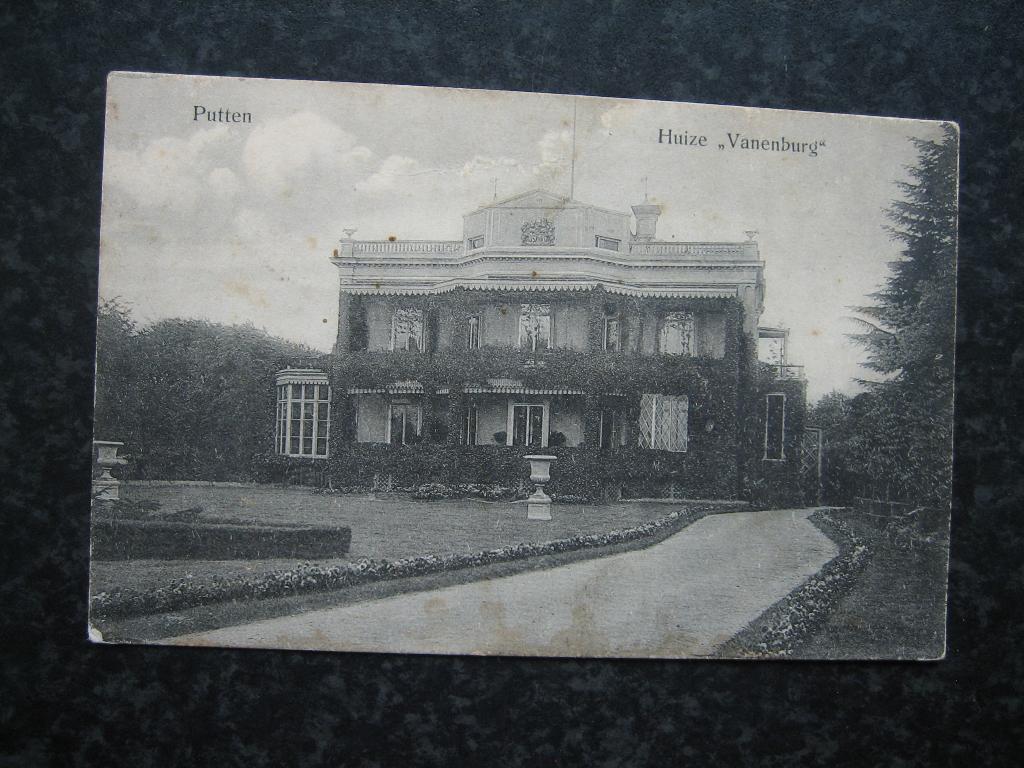 PUTTEN  Huize Vanenburg 1915 militair gelopen, Ophalen of Verzenden, Voor 1920, Gelderland