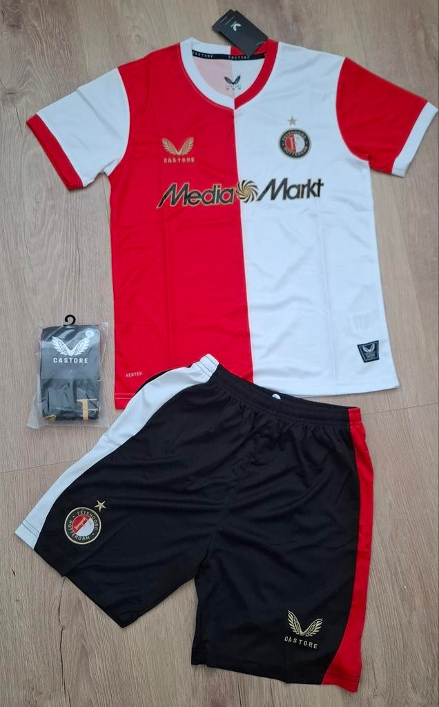 Feyenoord Thuis Tenue Maat L of XXL Nieuw, Maat 52/54 (L), Castore, Nieuw, Ophalen of Verzenden