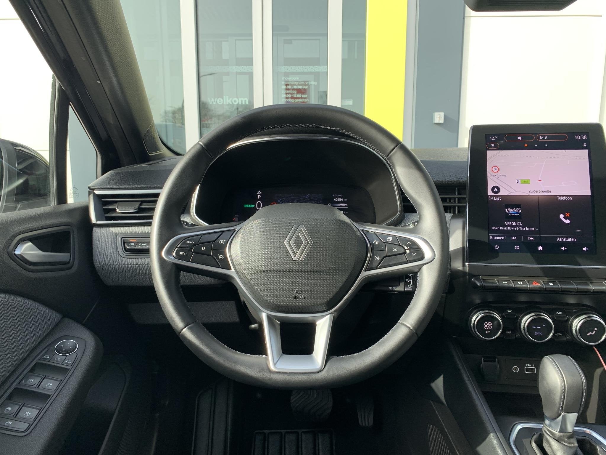 Renault Clio 1.6 E-Tech Full Hybrid 145 techno | Achteruitri, Gebruikt, Met garantie (alle), Leder en Stof, Origineel Nederlands