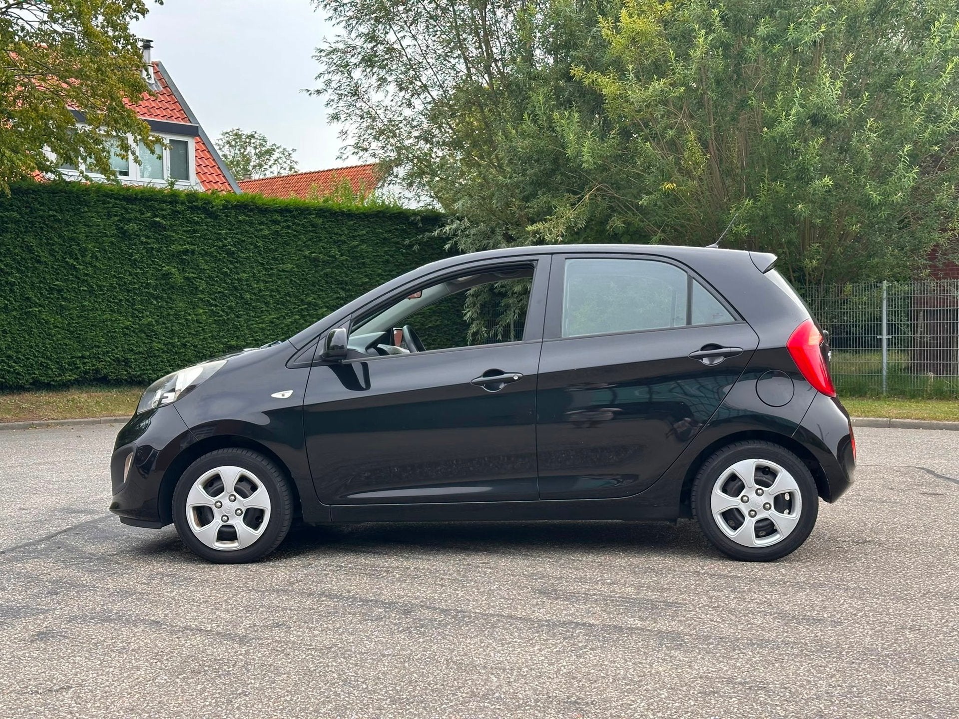 Kia Picanto 1.0 CVVT Comfort Pack 5DR*Airco*NAP*Elektrische, Voorwielaandrijving, Gebruikt, 400 kg, Zwart