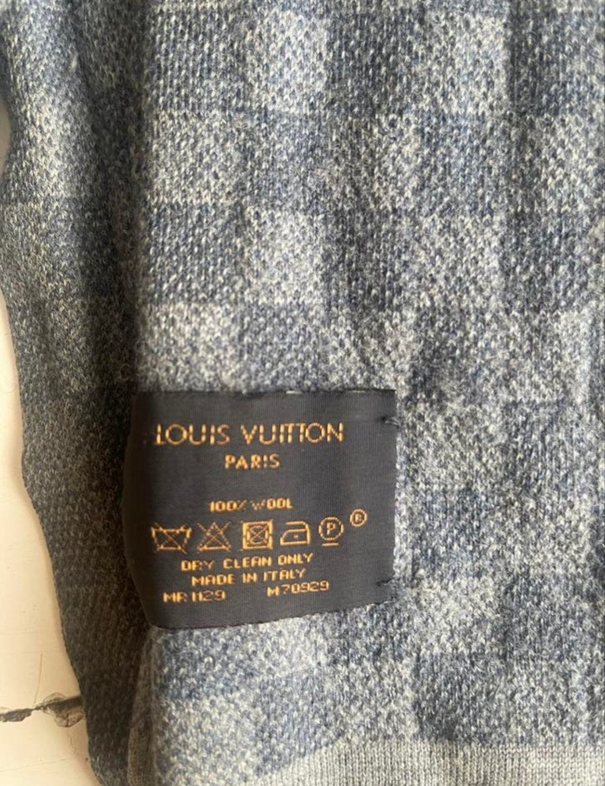 Louis Vuitton sjaal baby blauw 100% wol, Kleding | Dames, Ophalen of Verzenden, Zo goed als nieuw, Sjaal