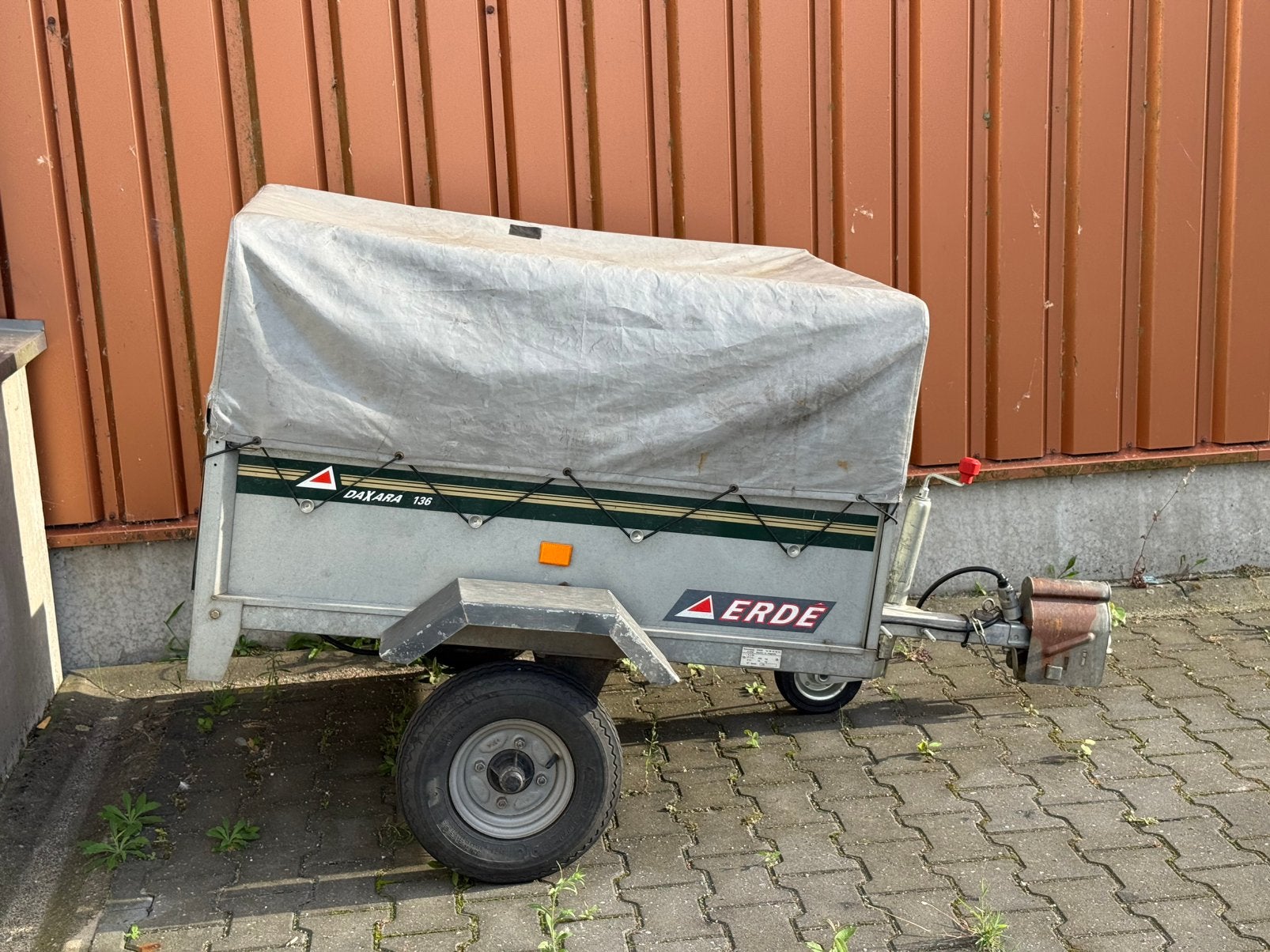 Erde Daxara 136 Aanhanger / Bagagewagen / Aanhangwagen, Ophalen, Zo goed als nieuw
