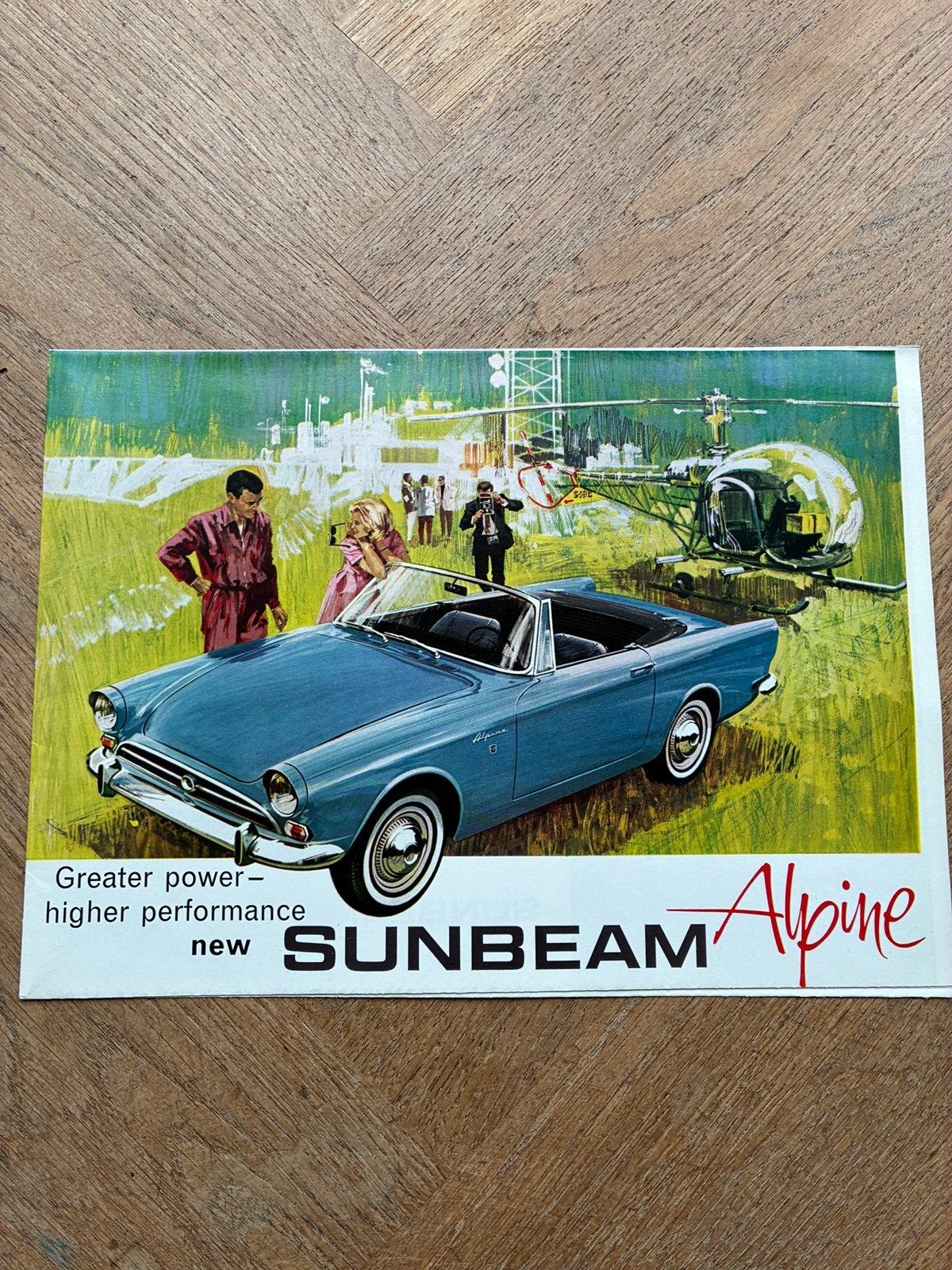 Sunbeam Alpine brochure, Verzenden, Zo goed als nieuw, Overige merken