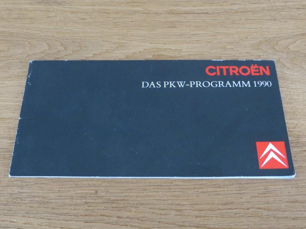 Citroën Das PKW-Programm 1990 AX, BX, BX Break, XM, Ophalen of Verzenden, Nieuw, Citroën