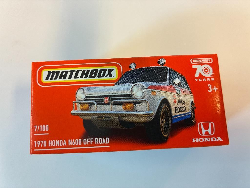 89867: Honda N600 Off Road - 1970 - Matchbox, Nieuw, Ophalen of Verzenden, Gondel 1, 1186MJ Amstelveen, Service.nl@mattel.com
