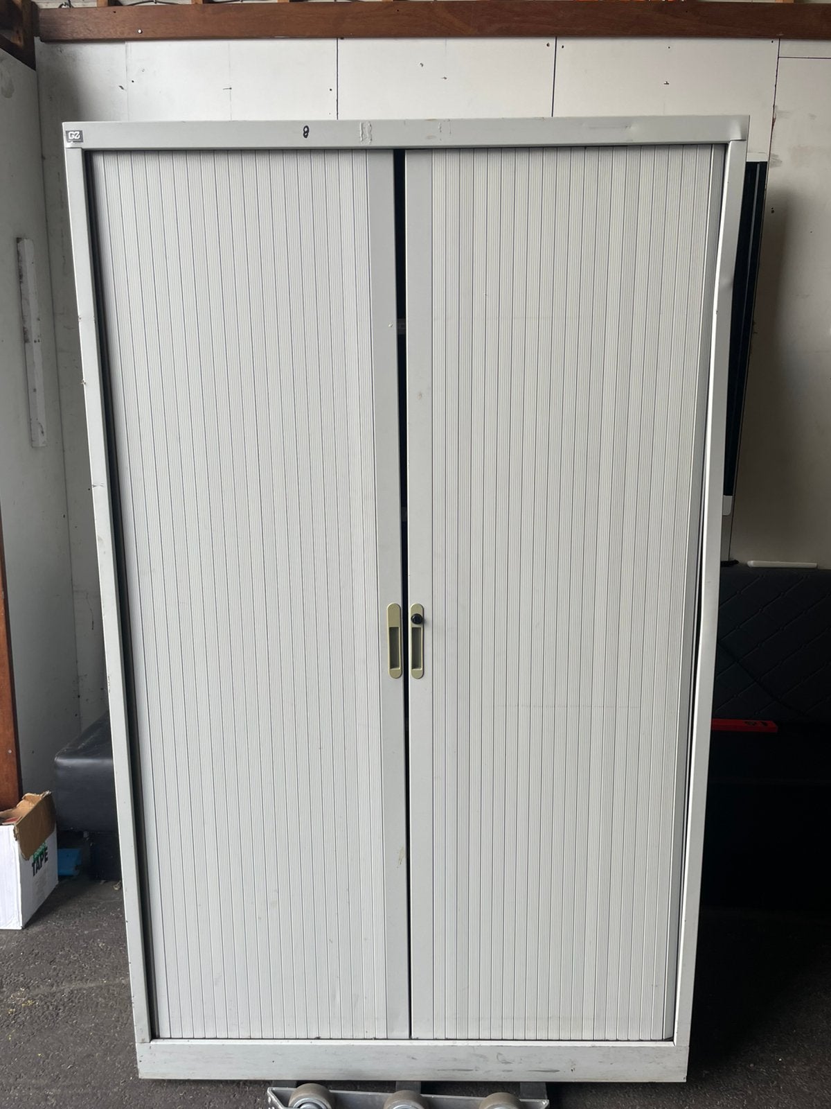 Kast roldeurkast archiefkast, Ophalen, Zo goed als nieuw, 25 tot 50 cm, 100 tot 150 cm