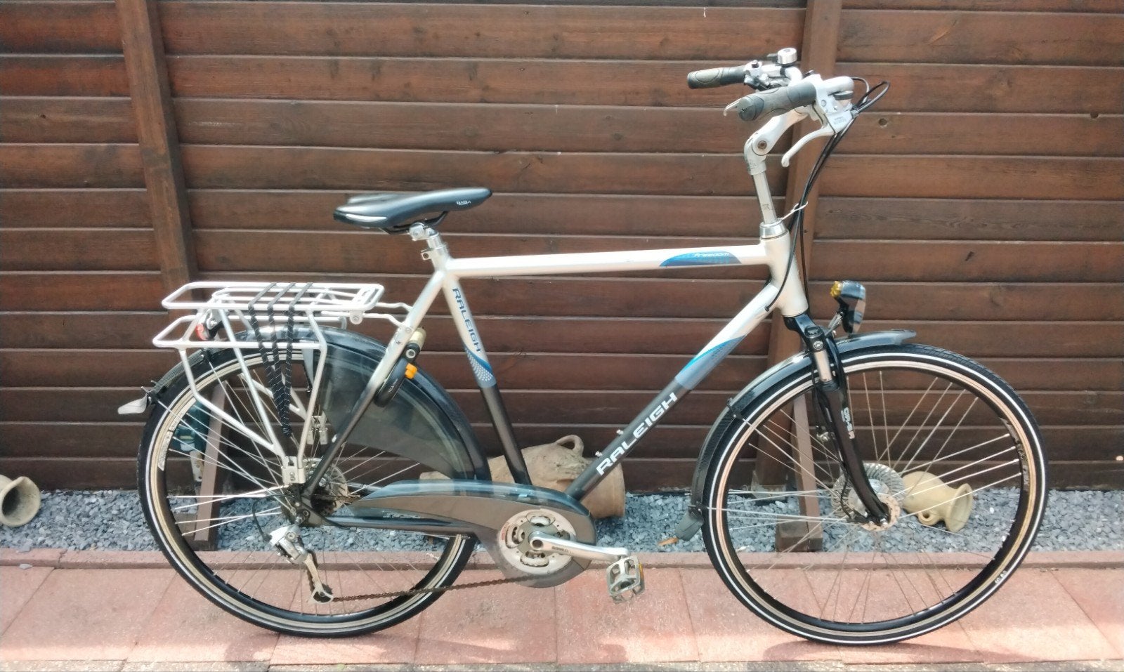 Herenfiets., Fietsen en Brommers, Fietsen | Heren | Sportfietsen en Toerfietsen, 28 inch, Gebruikt, Vering, 61 tot 65 cm