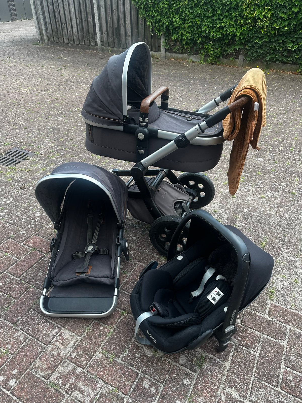 Joolz 3-in-1 Kinderwagen met Maxi-Cosi en accessoires, Gebruikt, Combiwagen, Met autostoeltje, Ophalen
