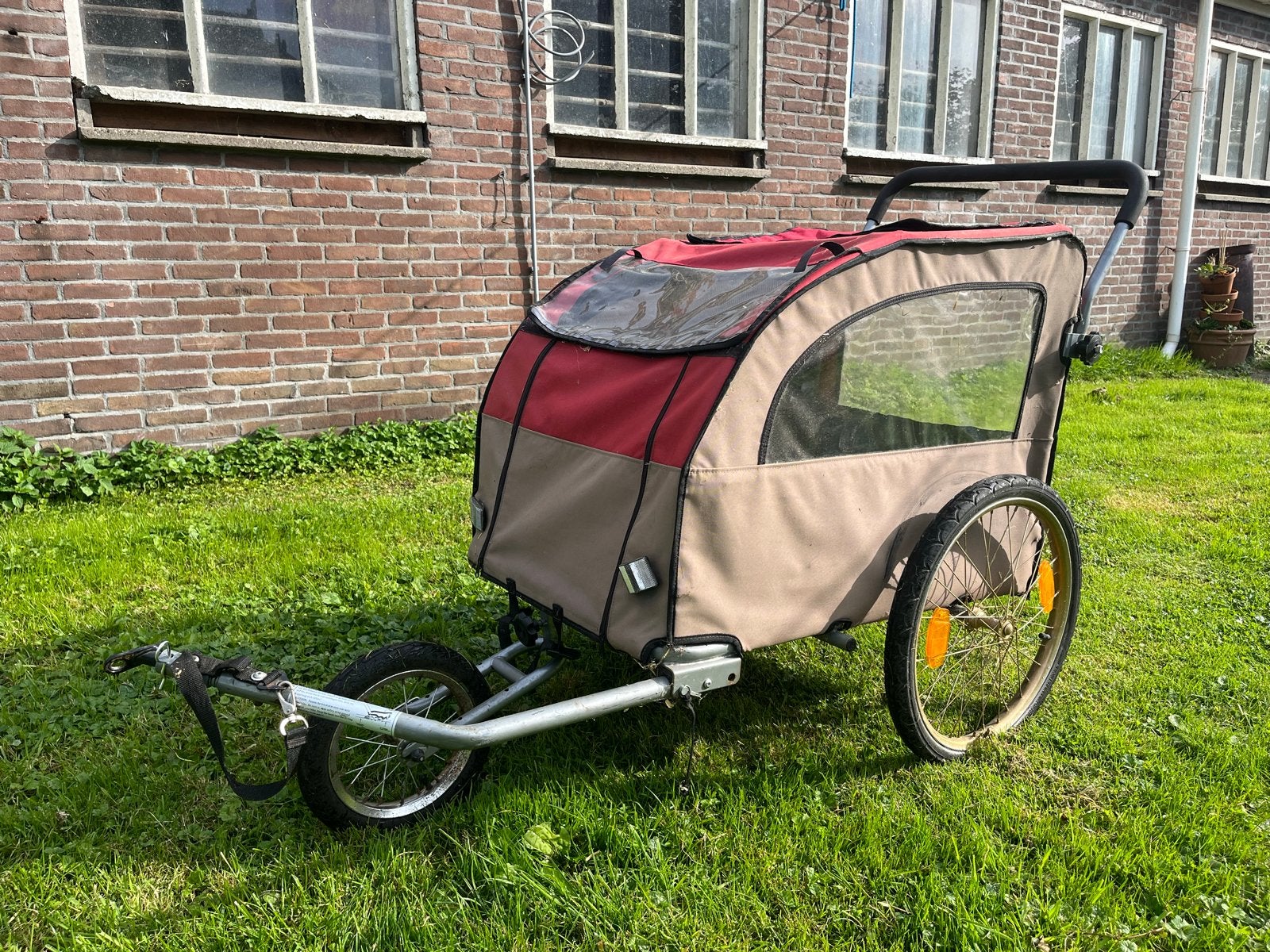 Fietskar met derde wiel - Gebruikt, Ophalen, Gebruikt, Kinderkar