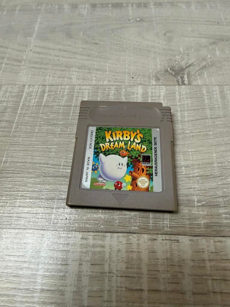 Kirby's Dream Land - Nintendo Game Boy (DMG-KY-NOE), Gebruikt, 1 speler, Ophalen of Verzenden, Vanaf 3 jaar
