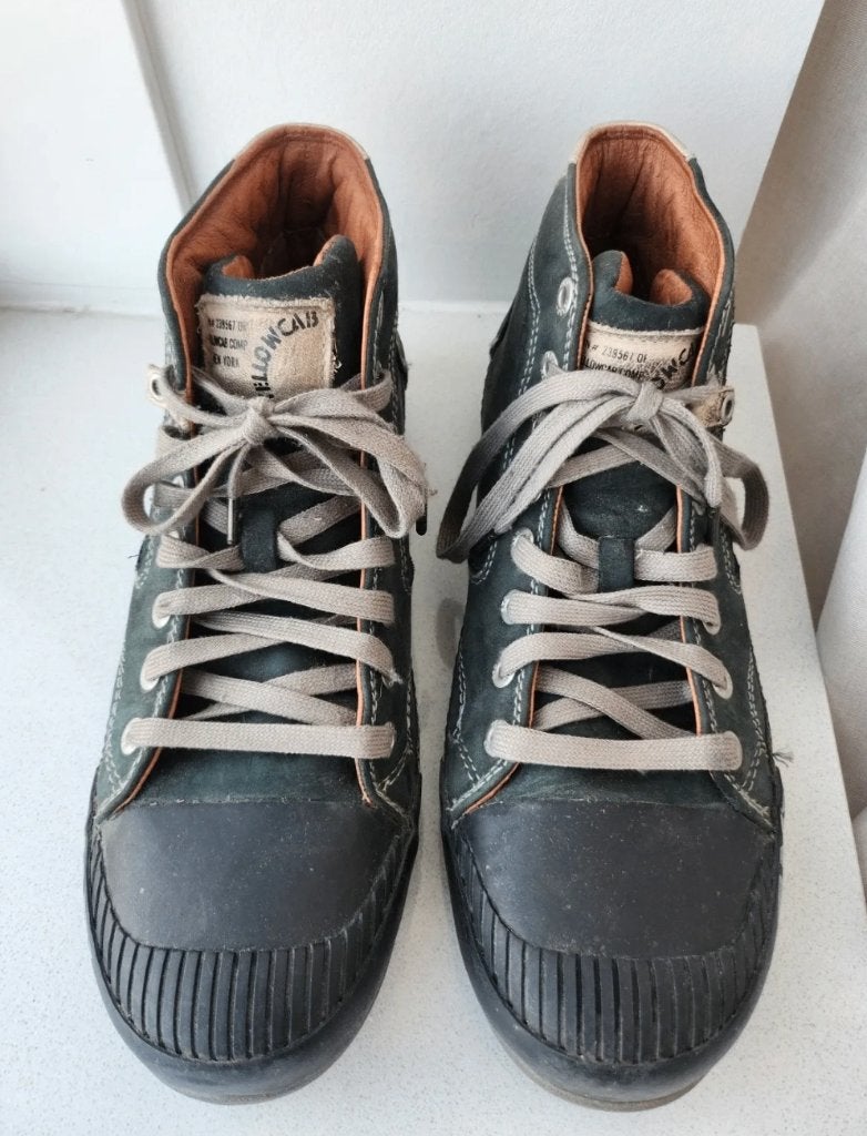Yellow Cab Mud M Black Suede High-Top Sneakers Maat 45, Zwart, Nieuw, Ophalen of Verzenden, Sneakers of Gympen