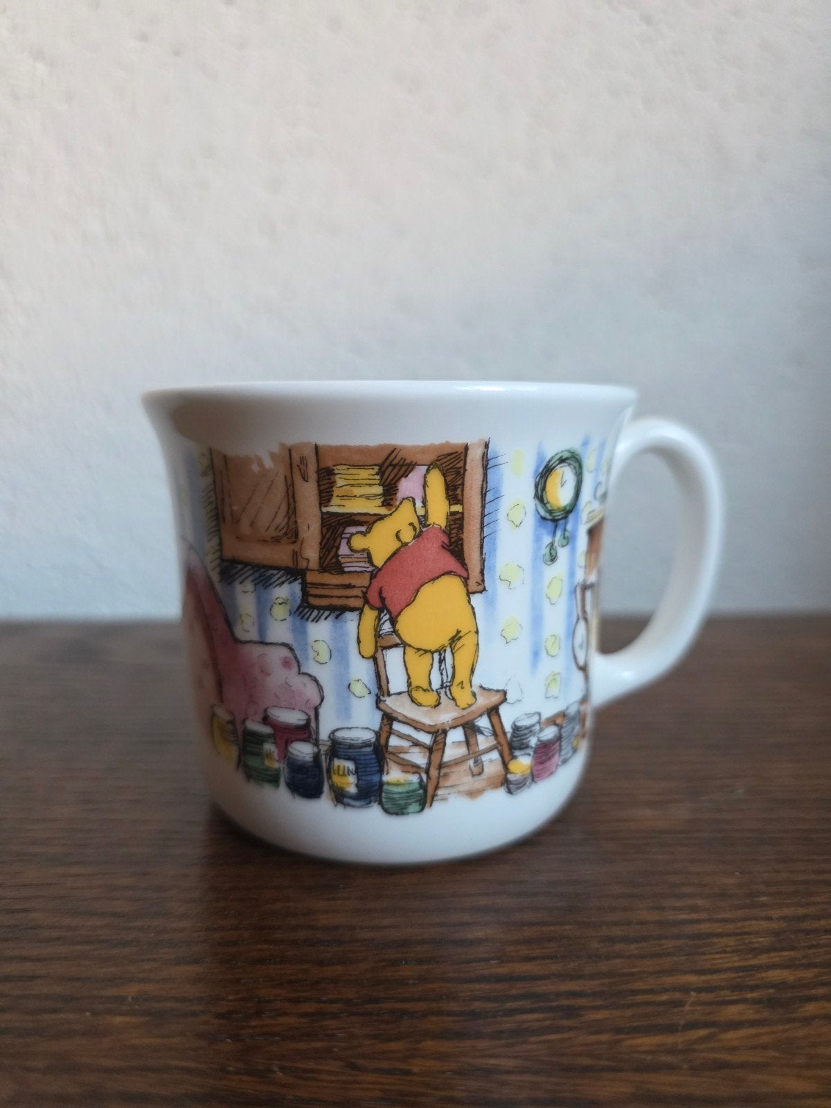 Vintage Royal Doulton Winnie the Pooh beker Disney, Huis en Inrichting, Gebruikt, Overige merken, Vintage, Porselein
