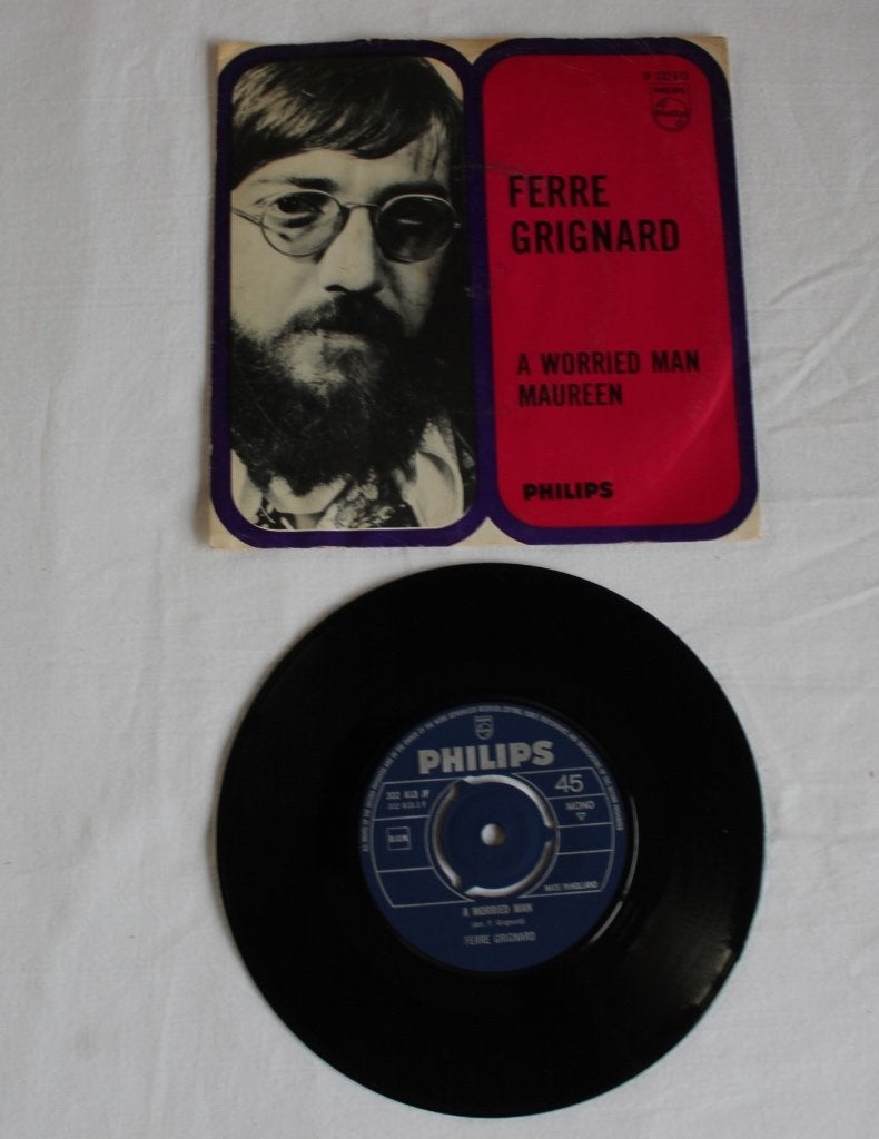 ferre Grignard - a worried man, Cd's en Dvd's, Ophalen of Verzenden, Zo goed als nieuw, 7 inch, Pop