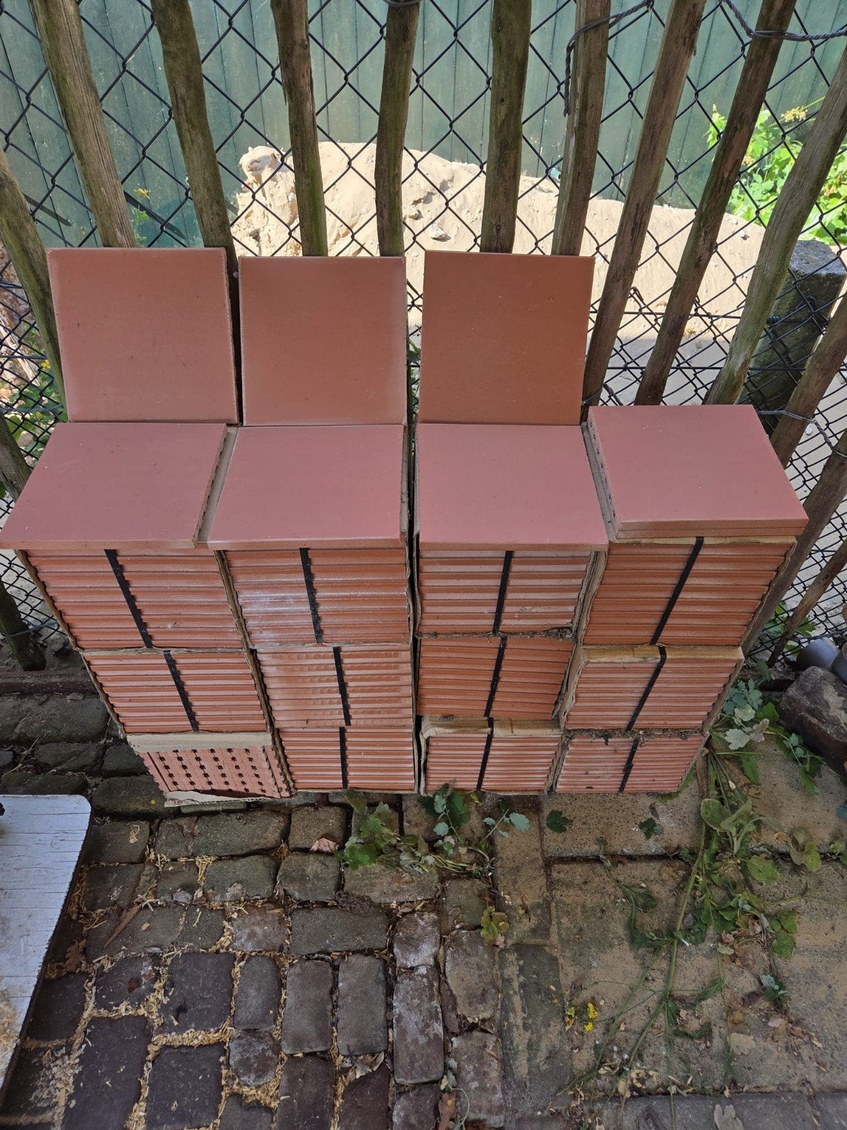 Boeren vloertegels 20x20, Doe-het-zelf en Verbouw, Tegels, Ophalen, Keramiek, Nieuw, 5 tot 10 m²