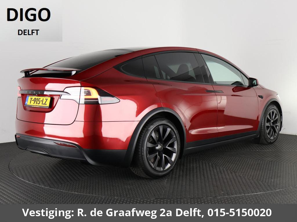 Tesla Model X Dual Motor AWD 100 kWh (670 PK!) | Navigatie |, Auto's, Automaat, Model X, Gebruikt, Verwarming stoelen achter