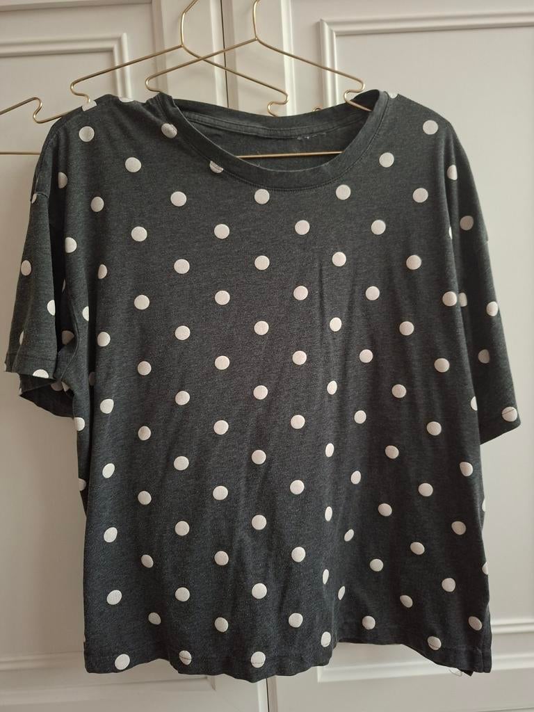 H&M Pyjama Maat M - Comfortabele Set met Stippen, H&M, Ophalen of Verzenden, Gedragen, Maat 38/40 (M)