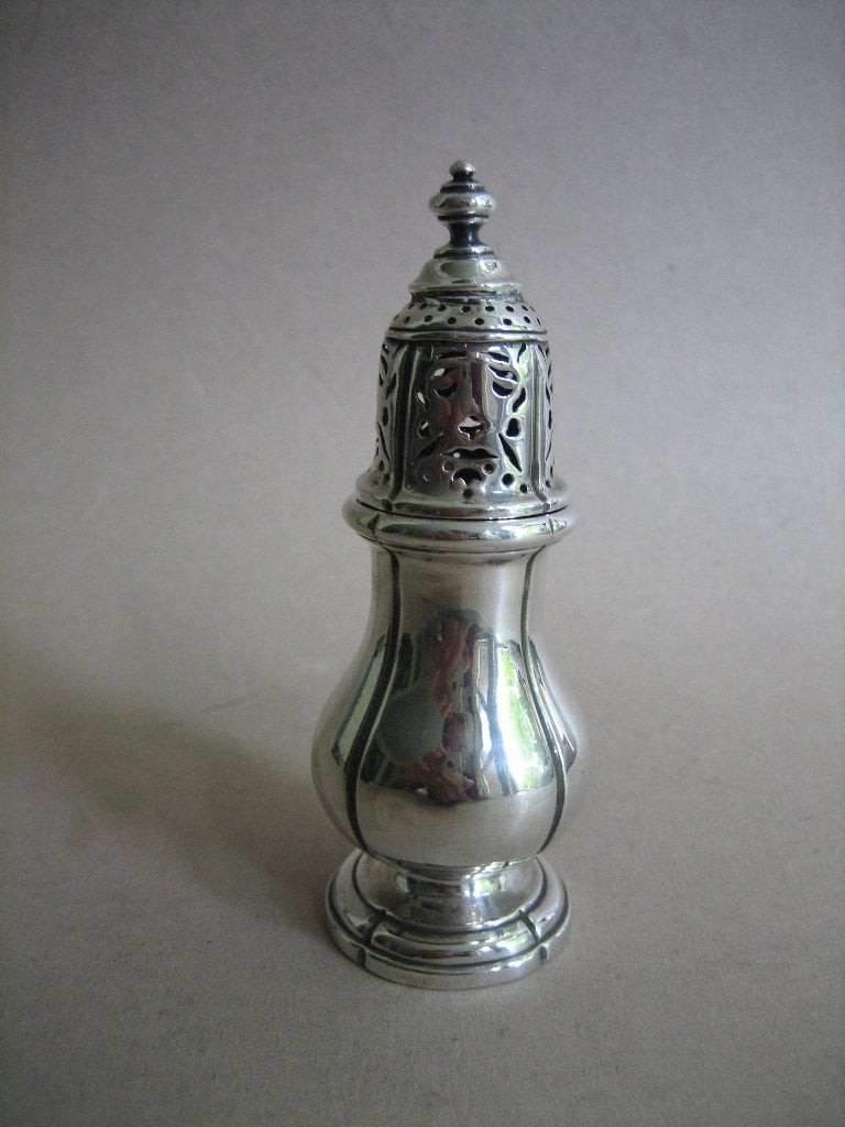 Antieke specerijenstrooier strooibus zilver 18e eeuw, Antiek en Kunst, Antiek | Goud en Zilver, Ophalen of Verzenden, Zilver