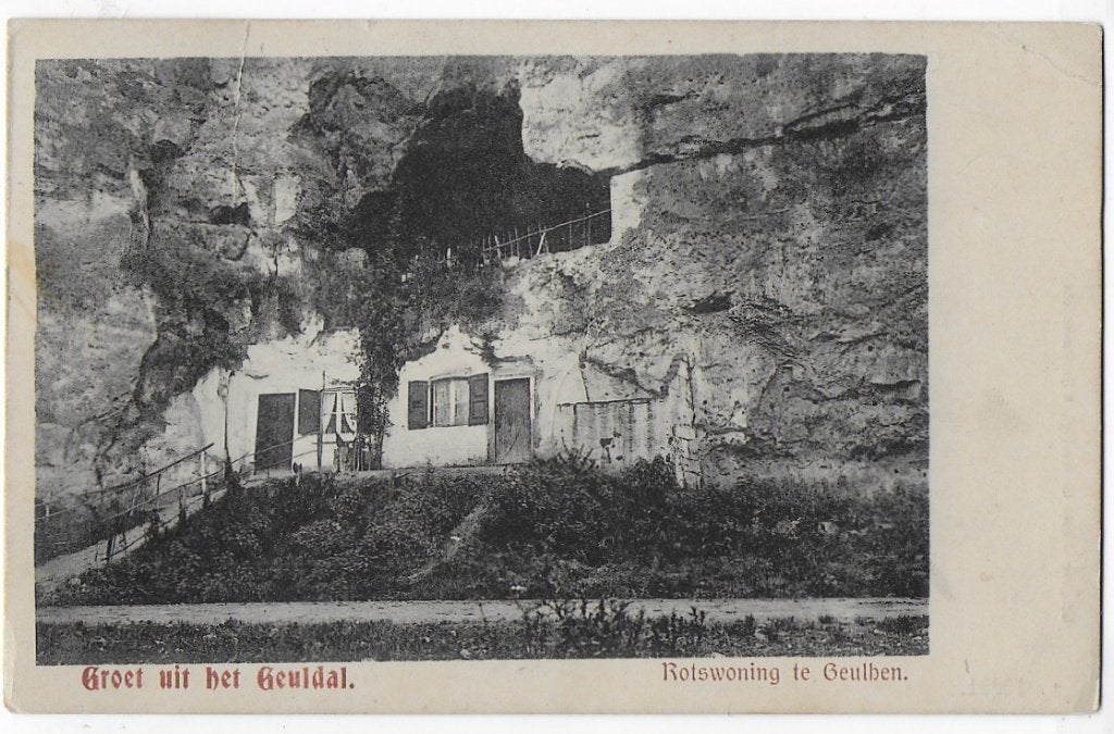 Geuldal Rotswoning Oude Gelopen Ansichtkaart ( B1948 ), Ophalen of Verzenden, 1960 tot 1980, Gelopen