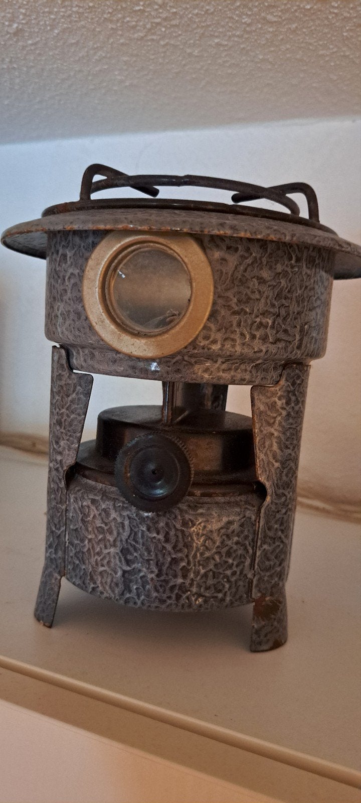 Vintage Petroleum Kooktoestel - Compact en Draagbaar, Ophalen