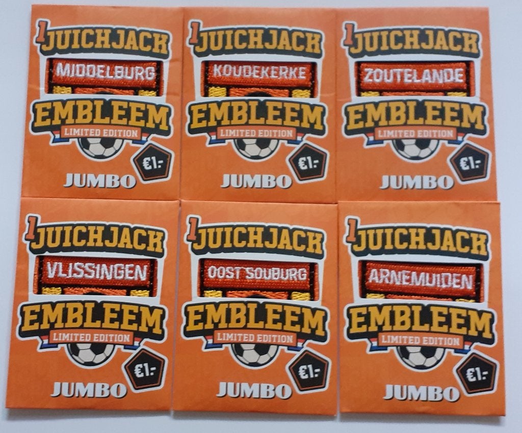 Jumbo Juich Jack Emblemen Zeeland, Jumbo, Verzenden