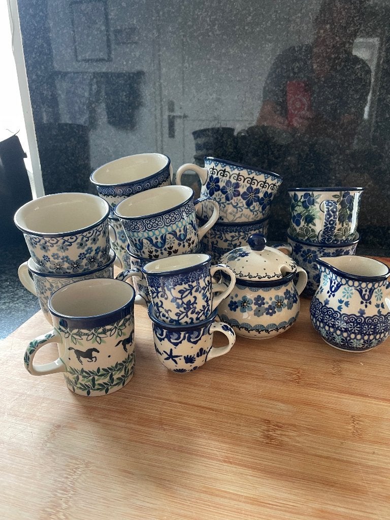 Bunzlau castle servies, Overige merken, Landelijk/Boerenbont, Ophalen of Verzenden, Zo goed als nieuw