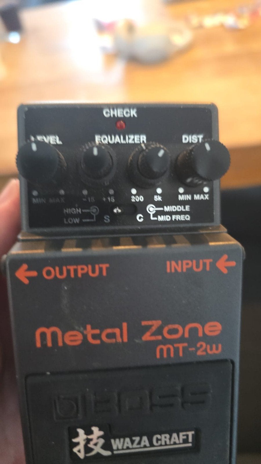 Boss Metal Zone Waza Craft MT-2w - Made in Japan, Muziek en Instrumenten, Effecten, Ophalen of Verzenden, Gebruikt, Distortion, Overdrive of Fuzz