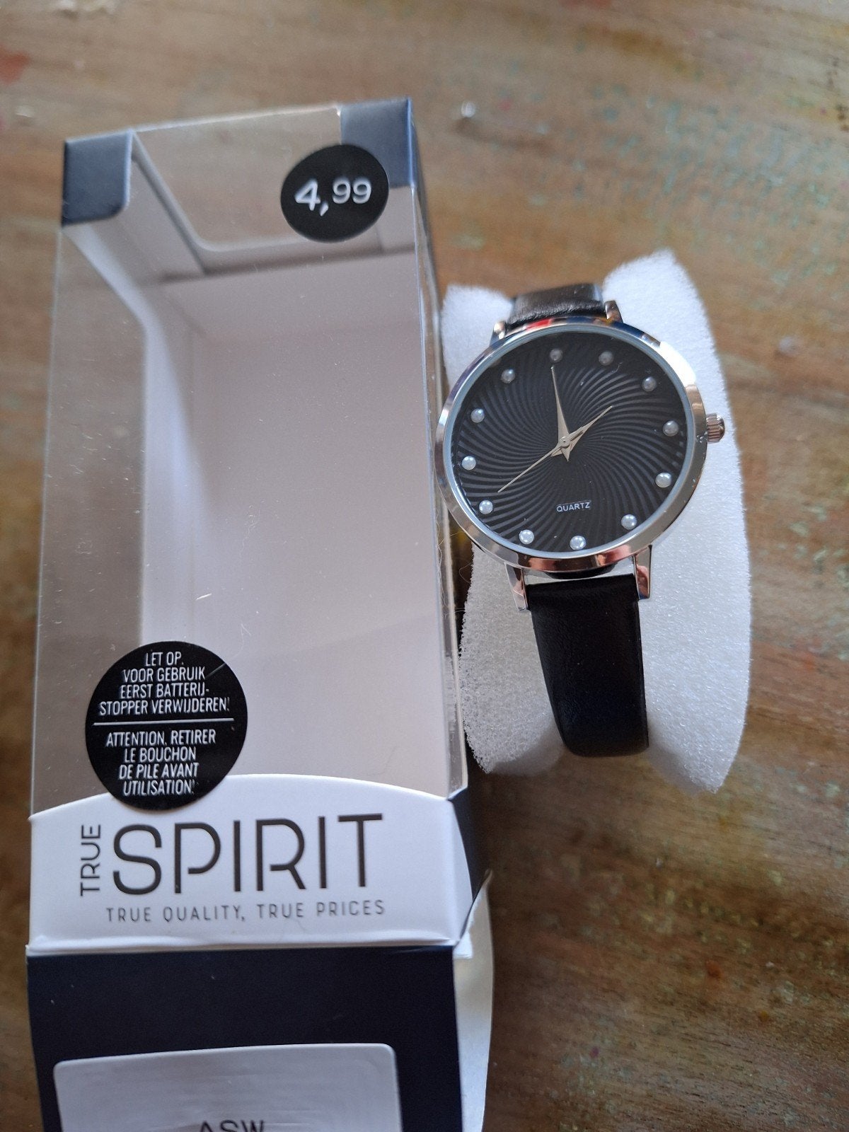 Gratis zwart horloge, Ophalen, Nieuw, Overige merken