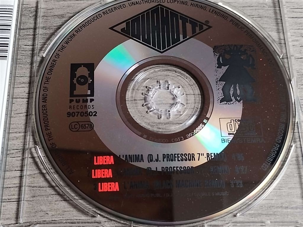 Jovanotti ‎– Libera L\'Anima [CD Single], Ophalen of Verzenden, Zo goed als nieuw, Pop