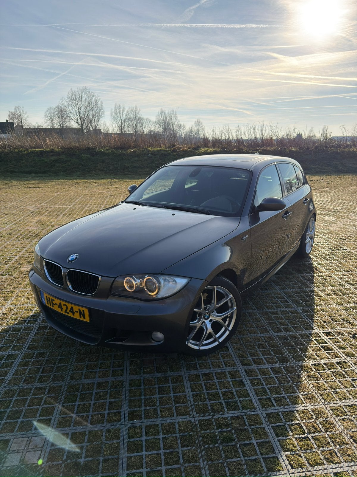 BMW 1-Serie 2.0 118I 5DR 2008 Schijf/kanteldak | M-Sport, 1-Serie, 1995 cc, Zwart, Leder en Stof