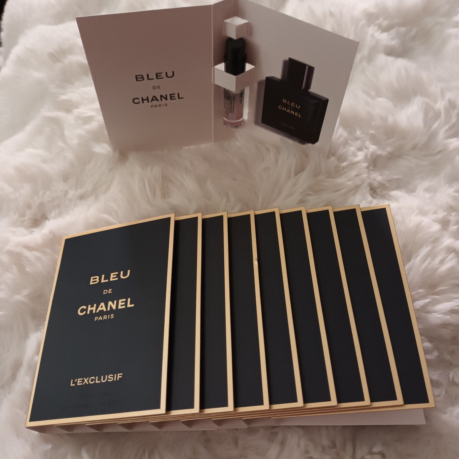 CHANEL BLEU l'exclusif parfum proefjes  ..10 stuks..nieuw, Sieraden, Tassen en Uiterlijk, Ophalen of Verzenden, Nieuw