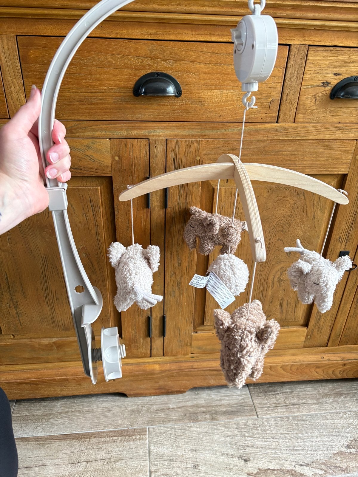 Muziekmobiel Otis olifant Prenatal, Ophalen of Verzenden, Zo goed als nieuw, Mobiel, Met geluid